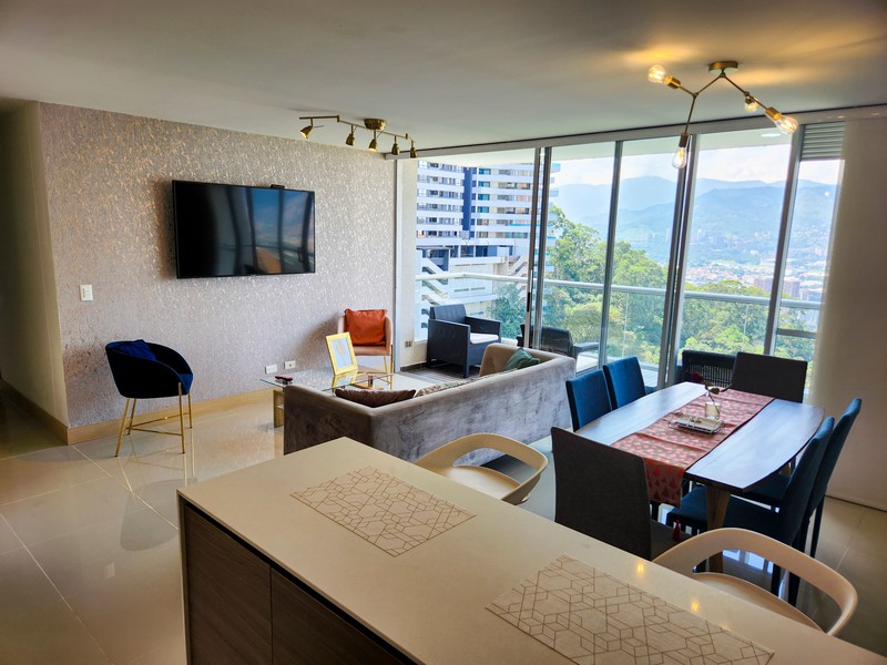 Apartamento Amoblado en Medellín. El Poblado